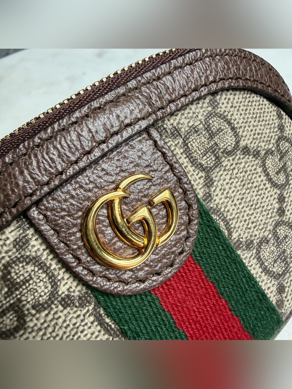 Gucci Ophidia GG Supreme Key Pouch - Picture 4 of 13